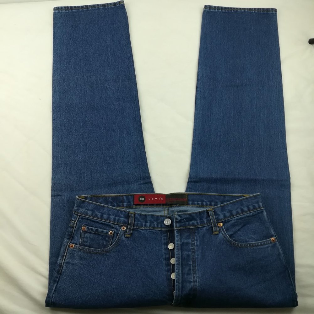 NWOT Vintage 1993 Levi's 501 34x33 Straight Leg Jeans USA Made